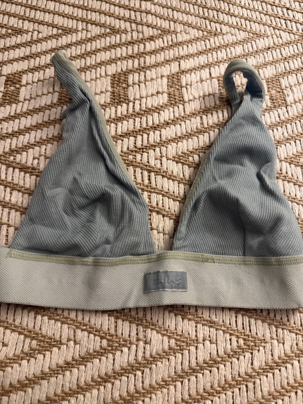 Skims Ribbed Triangle Bralette size XXS